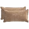 vidaXL P&aacute;rna huzat 2 db HOUTEN Barna 40 x 80 cm Chenille Sz&ouml;vet
