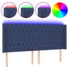 vidaXL k&eacute;k sz&ouml;vet LED-es fejt&aacute;mla 203x16x118/128 cm