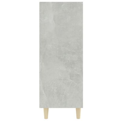 vidaXL betonszürke szerelt fa tálalóasztal 69,5x32,5x90 cm