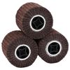 vidaXL Csiszol&oacute; hengerek 3 db Barna 12 x 12 x 10 cm Syntetikus rost