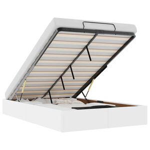 vidaXL Ottom&aacute;n &aacute;gykeret matrac n&eacute;lk&uuml;l feh&eacute;r 120x200 cm műbőr