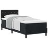vidaXL Boxrug&oacute;s &aacute;gy matracmal fejt&aacute;ml&aacute;val Fekete 80 x 200 cm B&aacute;rsony