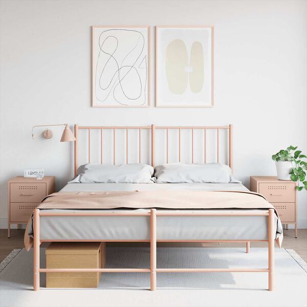 vidaXL 2 db r&oacute;zsasz&iacute;n ac&eacute;l &eacute;jjeliszekr&eacute;ny 36 x 39 x 50,5 cm