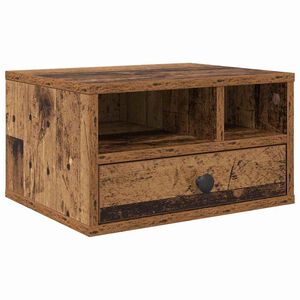 vidaXL Nyomtat&oacute;&aacute;llv&aacute;ny &Ouml;reg fa 40 x 32 x 24 cm Szerelt Fa