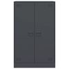 vidaXL antracitsz&uuml;rke ac&eacute;l t&aacute;lal&oacute;szekr&eacute;ny 67 x 39 x 107 cm
