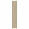 vidaXL sonoma t&ouml;lgy sz&iacute;nű szerelt fa cipőszekr&eacute;ny 60 x 21 x 125,5 cm