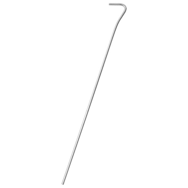 vidaXL 50 db horganyzott acél sátorcövek 30 cm Ø4 mm