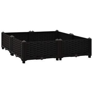 vidaXL polipropil&eacute;n magas&aacute;gy&aacute;s 80 x 80 x 23 cm