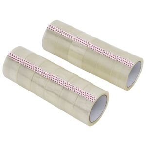 vidaXL 12 tekercs &aacute;tl&aacute;tsz&oacute; csomagol&oacute;szalag 48 mm x 66 m