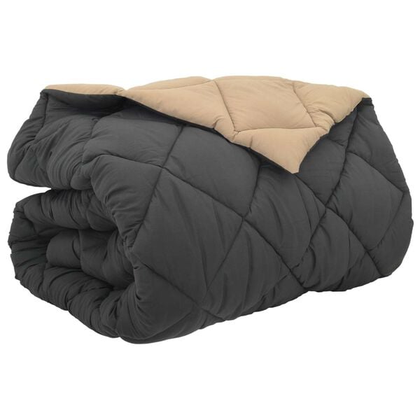 vidaXL T&eacute;li takar&oacute; Antracit &eacute;s Taupe 240 x 200 cm Mikrosz&aacute;l