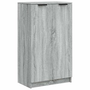 vidaXL sz&uuml;rke sonoma sz&iacute;nű szerelt fa cipősszekr&eacute;ny 59 x 35 x 100 cm