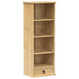 vidaXL Corona t&ouml;m&ouml;r fenyőfa CD-szekr&eacute;ny 40 x 30 x 110 cm