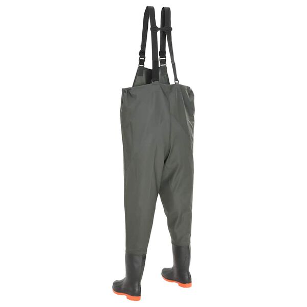 vidaXL zöld gázlóruha csizmával méret 43