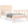 vidaXL t&ouml;m&ouml;r fenyőfa &aacute;gy matrac n&eacute;lk&uuml;l 90 x 200 cm