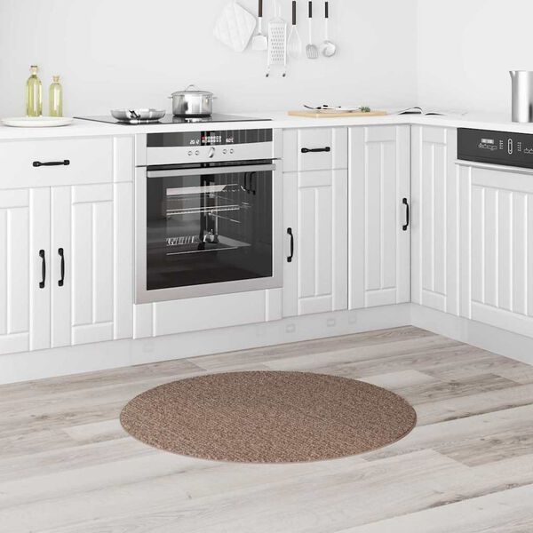 vidaXL Cs&uacute;sz&aacute;sg&aacute;tl&oacute; Shaggy Szőnyeg Barna 90 x 90 cm PP