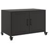 vidaXL fekete ac&eacute;l TV-szekr&eacute;ny 68 x 39 x 43,5 cm