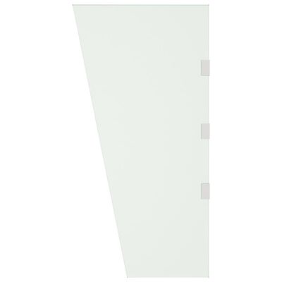 vidaXL 2 db átlátszó edzett üveg ajtó előtető oldalpanel