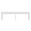 vidaXL 2 szem&eacute;lyes feh&eacute;r t&ouml;m&ouml;r fenyőfa kerti pad 159,5x44x45 cm