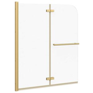 vidaXL ESG zuhanykabin 2-paneles &ouml;sszecsukhat&oacute; ajt&oacute;val 120 x 140 cm