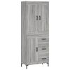 vidaXL sz&uuml;rke sonoma szerelt fa magasszekr&eacute;ny 69,5 x 34 x 180 cm