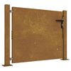 vidaXL Corten ac&eacute;l kerti kapu 100x75 cm