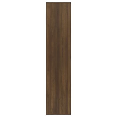 vidaXL barna tölgy színű szerelt fa cipősszekrény 80 x 39 x 178 cm