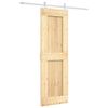 vidaXL Cs&uacute;sz&oacute; ajt&oacute; 70 x 210 cm Szil&aacute;rd Fenyőfa (Nem Kezelt)