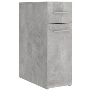 vidaXL betonsz&uuml;rke szerelt fa patikaszekr&eacute;ny 20 x 45,5 x 60 cm