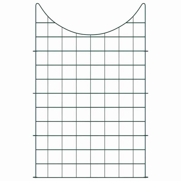 vidaXL T&oacute; Ker&iacute;t&eacute;s K&eacute;szlet 8 pcs Z&ouml;ld 50 x 80 cm Ac&eacute;l