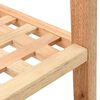 vidaXL tömör diófa cipőtartó 69 x 26 x 40 cm