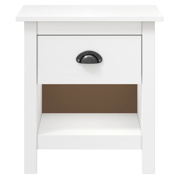 vidaXL Hill 2 db tömör fenyőfa éjjeliszekrény 46 x 35 x 49,5 cm