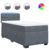 vidaXL s&ouml;t&eacute;tsz&uuml;rke b&aacute;rsony rug&oacute;s &aacute;gy matraccal 90x190 cm