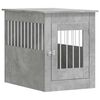 vidaXL betonsz&uuml;rke szerelt fa kutyaketrec 55 x 80 x 68 cm