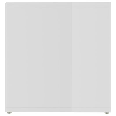 vidaXL 2 db magasfényű fehér forgácslap TV-szekrény 72 x 35 x 36,5 cm
