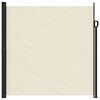 vidaXL krémszínű behúzható oldalsó napellenző 200 x 600 cm