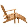 vidaXL Kert Adirondack Székek 2 pcs Barna 77 x 137 x 95 cm Tömör tíkfa