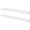 vidaXL 4 db feh&eacute;r fali polc 100 cm