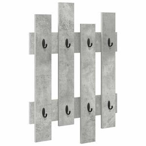 vidaXL Fali Kab&aacute;thorog Falra szerelhető Beton Sz&uuml;rke 60 x 3 x 82 cm