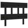 vidaXL fekete t&ouml;m&ouml;r fenyőfa &aacute;gyfejt&aacute;mla 103,5x3x81 cm