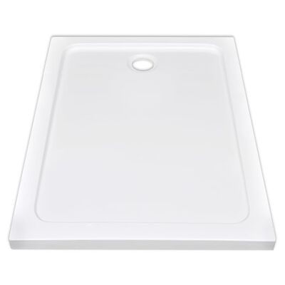 vidaXL fehér téglalap alakú ABS zuhanytálca 80 x 110 cm