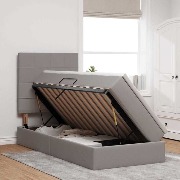 vidaXL &Aacute;gy t&aacute;rol&oacute;val &eacute;s matraccal T&oacute;psz&iacute;nű 100 x 200 cm Poli&eacute;szter