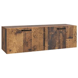 vidaXL Fali TV szekr&eacute;ny Antik Fa 98 x 31 x 30 cm Szerelt Fa