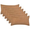 vidaXL P&aacute;rna huzat 6 pcs HOUTEN B&eacute;zs 40 x 70 cm Boucl&eacute;