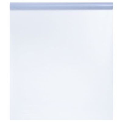 vidaXL matt átlátszó szürke PVC statikus ablakfólia 45 x 1000 cm