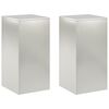 vidaXL N&ouml;v&eacute;ny&aacute;llv&aacute;ny 2 pcs Ez&uuml;st 40 x 40 x 80 cm Ac&eacute;l