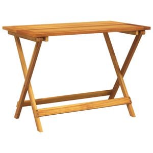vidaXL &ouml;sszecsukhat&oacute; t&ouml;m&ouml;r ak&aacute;cfa kerti asztal 90 x 52,5 x 65 cm