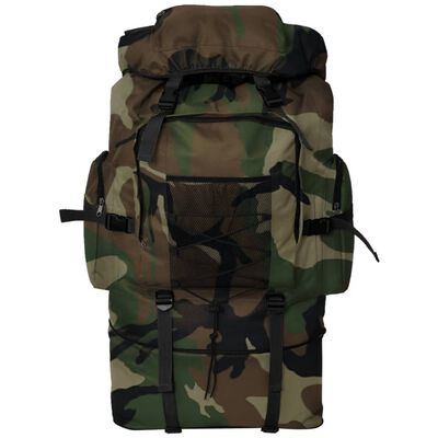 vidaXL katona stílusú hátizsák 100 XXL kamuflázs mintás
