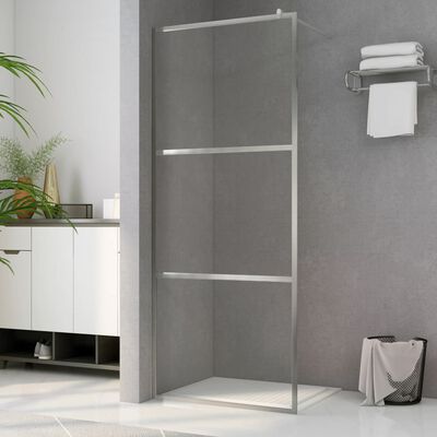 vidaXL zuhanyfal átlátszó ESG üveggel 115 x 195 cm