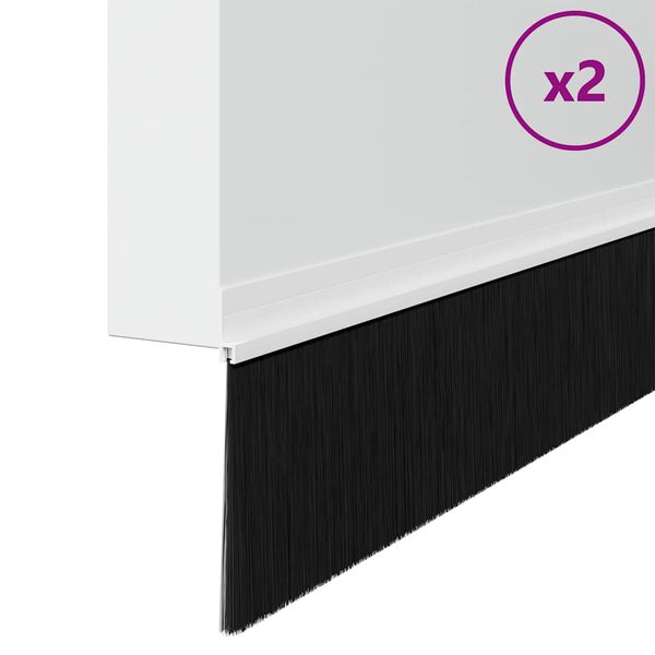 vidaXL &Ouml;ntapad&oacute; ajt&oacute; kefe t&ouml;m&iacute;t&eacute;sek 2 pcs Feh&eacute;r 100 cm