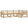 vidaXL K&uuml;lt&eacute;ri kanap&eacute; szett 4 pcs Feh&eacute;r 250 x 170,5 x 73 cm